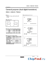 Datasheet EMA4 manufacturer Rohm